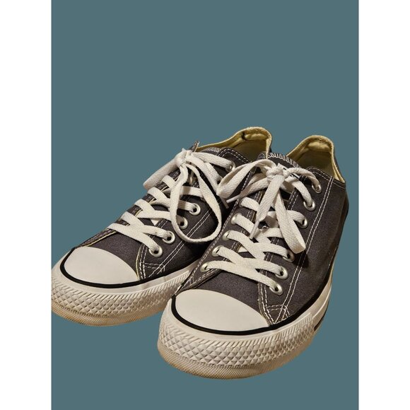 Converse All Star Gray Textile Unisex Sneakers Size Women 10.5 Men 8.5 - Picture 1 of 12